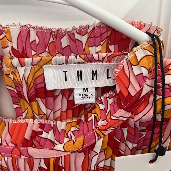 THML Floral Pleated Top - Picture 4 of 6